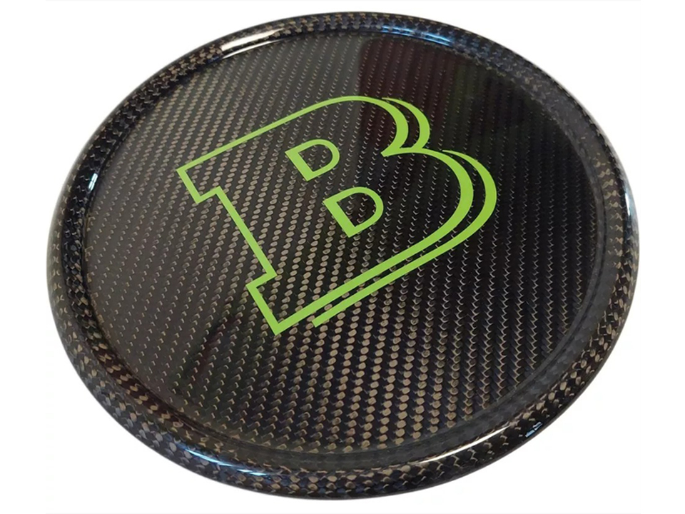 Mercedes W463A G-Wagon G63 G500 Front Grill Carbon Brabus Badge Lime Green Logo
